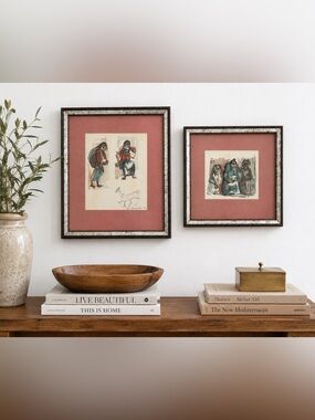 James Gordaneer Signed 1950s Canadian Watercolour Art Pair